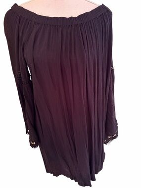 Dorothy Perkins Off-Shoulder Crinkle Shift Dress 14